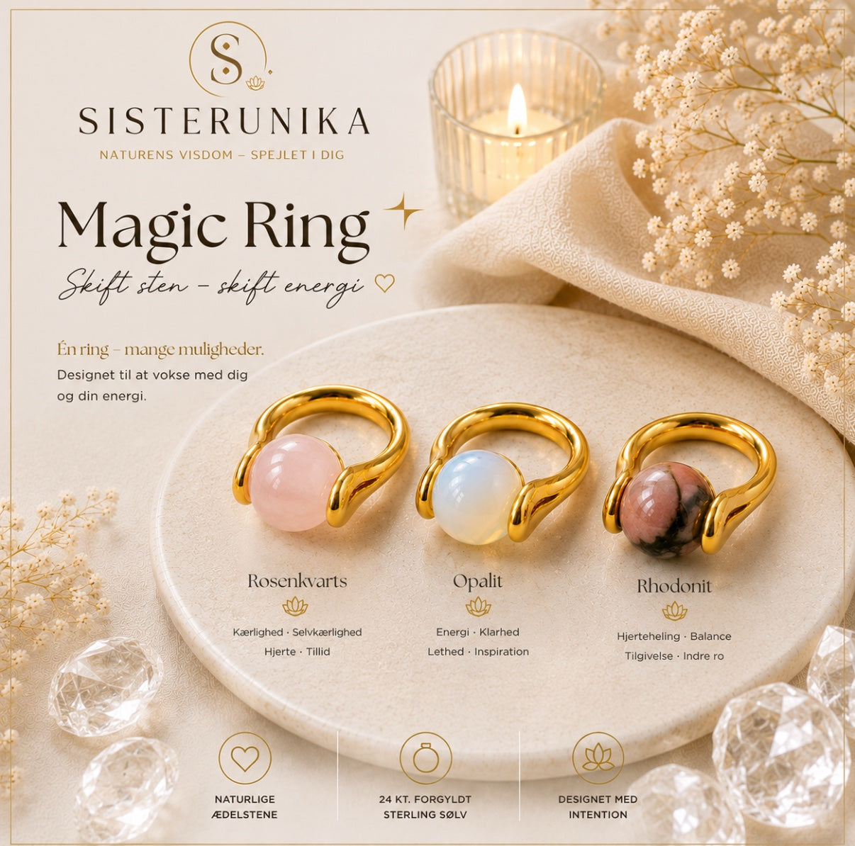 Magic Ring – Skift sten. Skift energi.